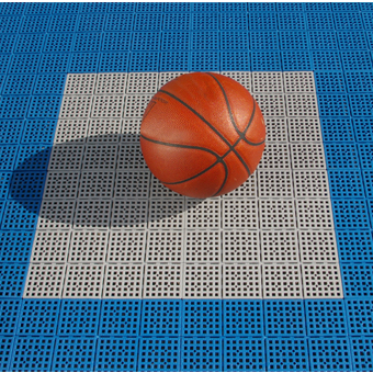 5/8 Patio Tile Aqua Basket Ball