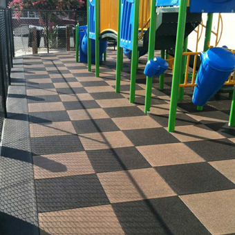 Blue Sky Playground checkered